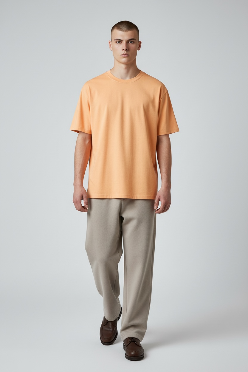 Tee-shirt "ONE" coton bio japonais orange