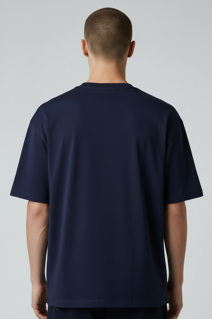 Tee-shirt "ONE" coton bio japonais marine