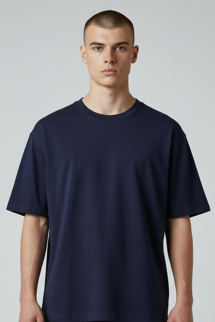 Tee-shirt "ONE" coton bio japonais marine