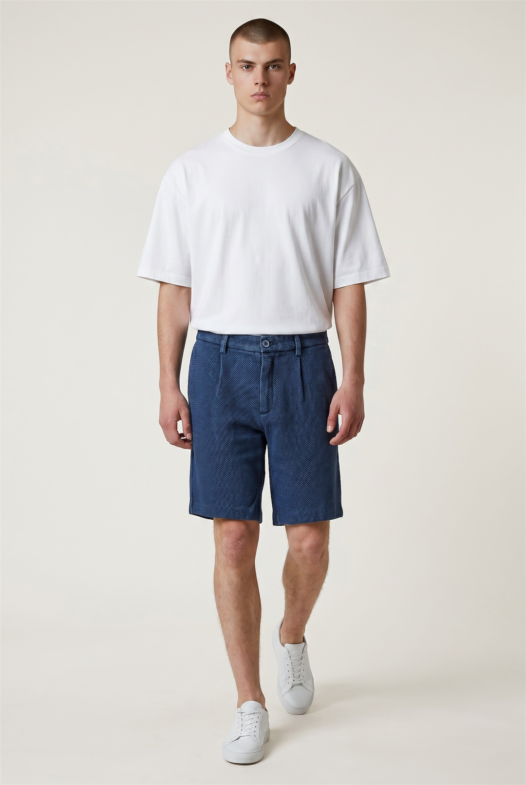 City Short denim japonais