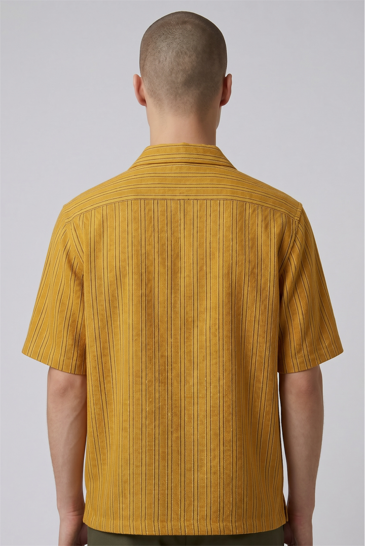 Striped SS cotton linen Shirt