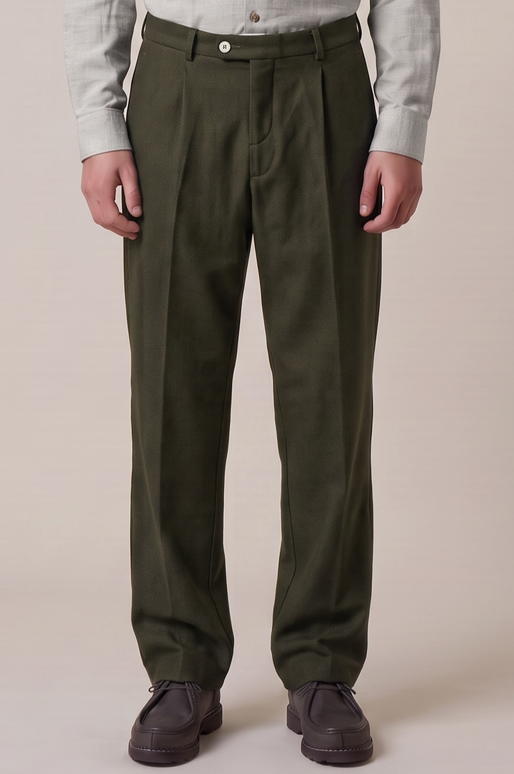 City pant in khaki corduroy
