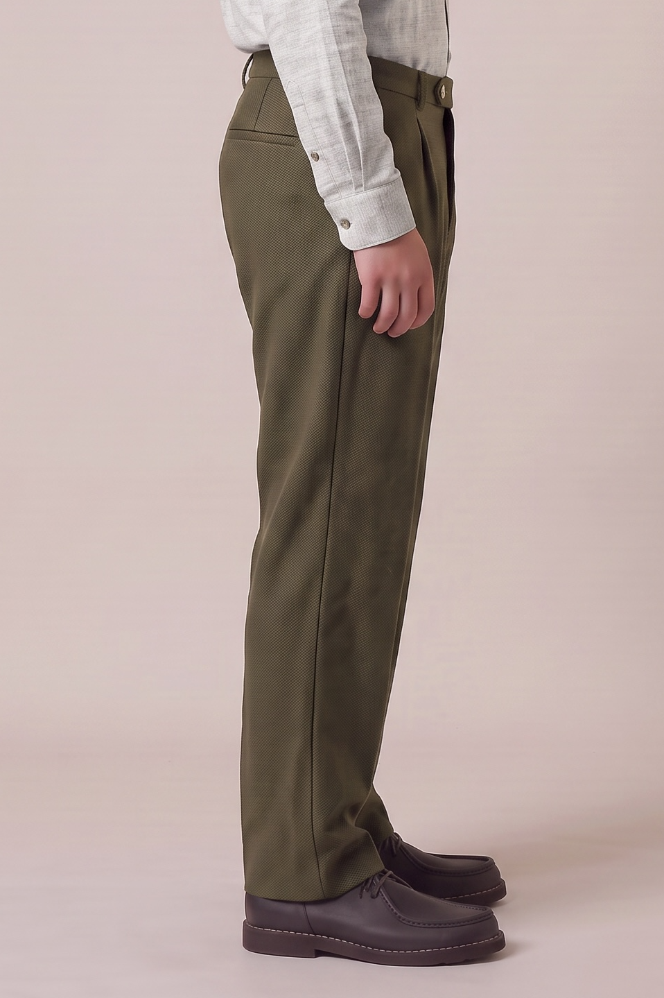 City pant in khaki corduroy