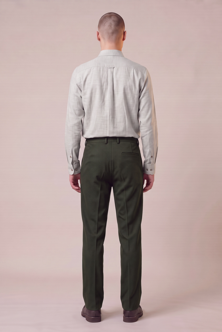 Chemise en flanelle de coton bio gris clair chiné