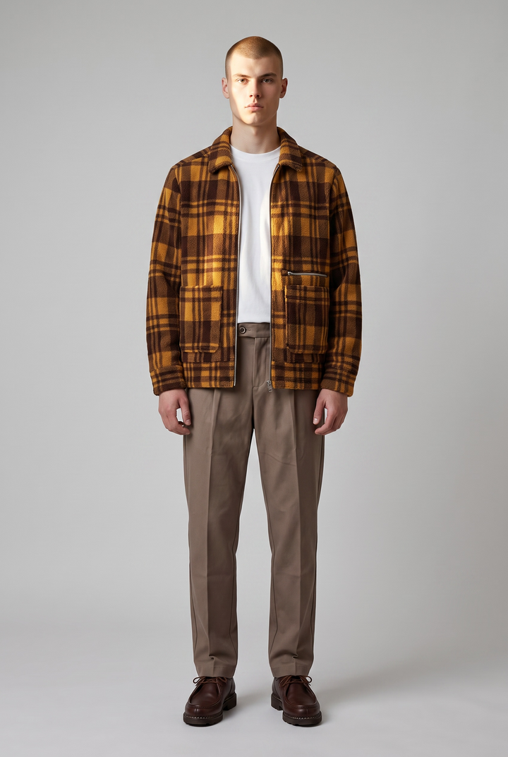 Overshirt in recycled fleece