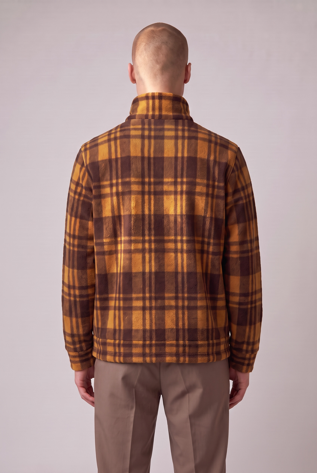 Overshirt in recycled fleece