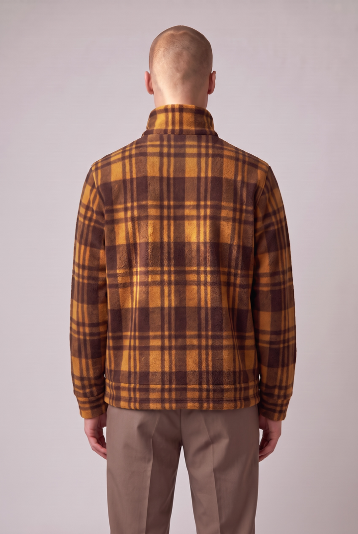 Overshirt in recycled fleece