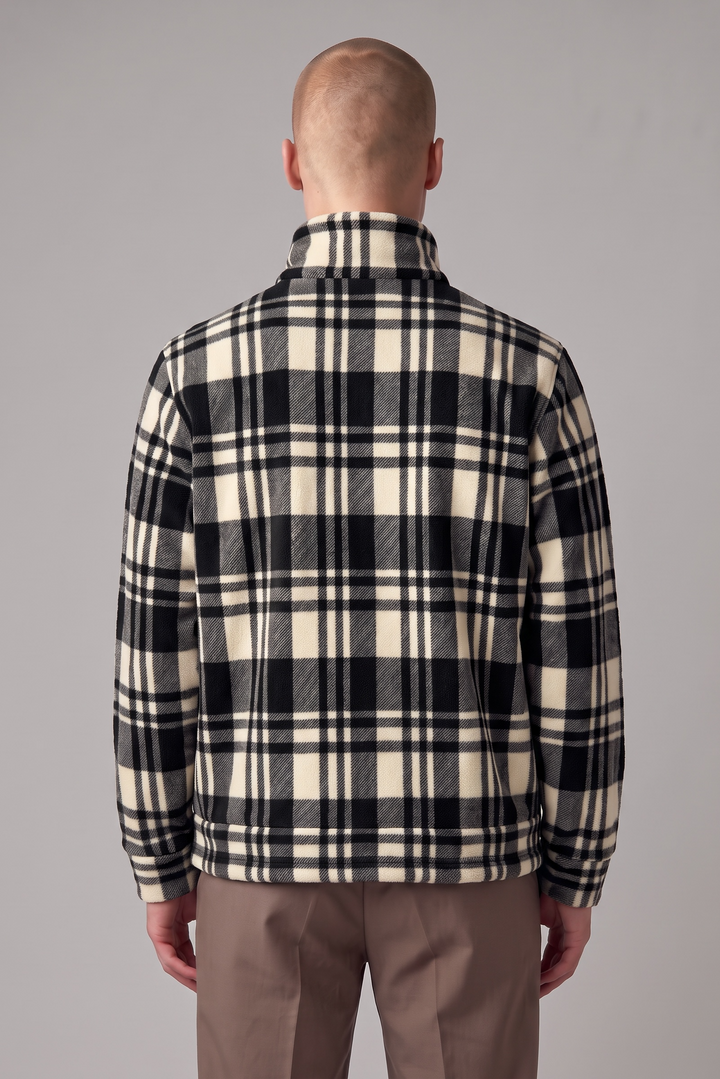 Overshirt in recycled fleece