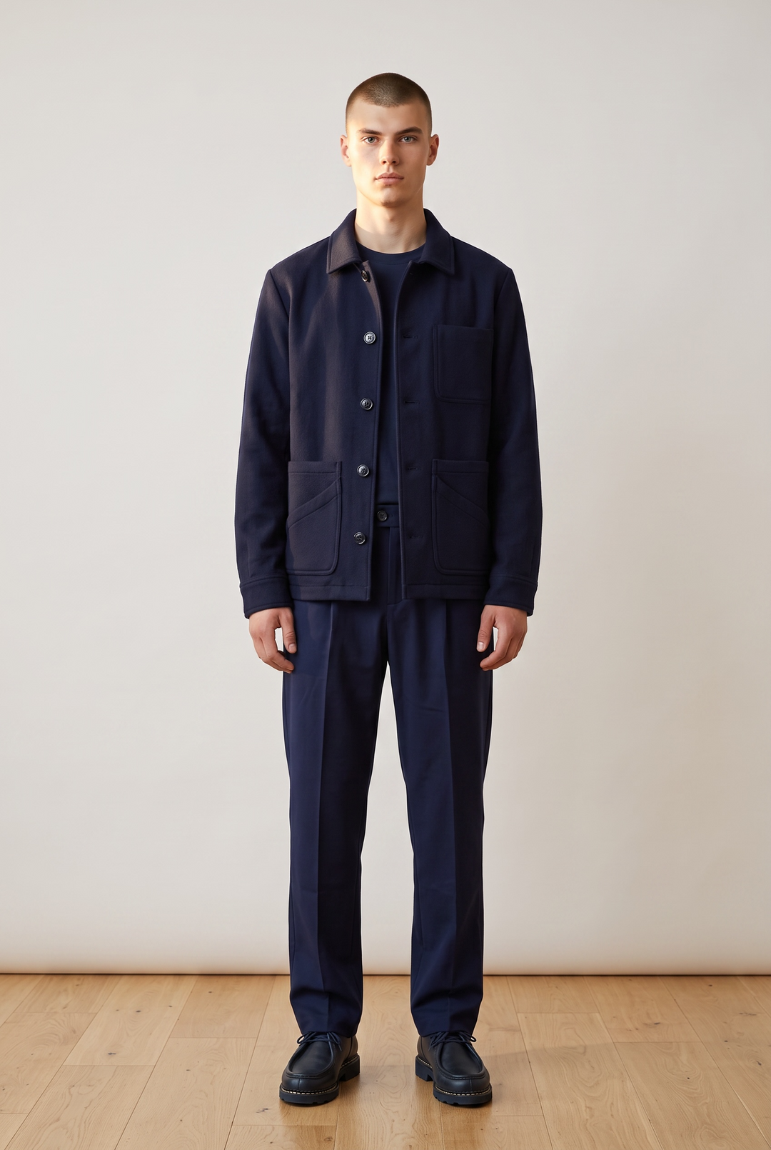 Veste Workwear laine marine