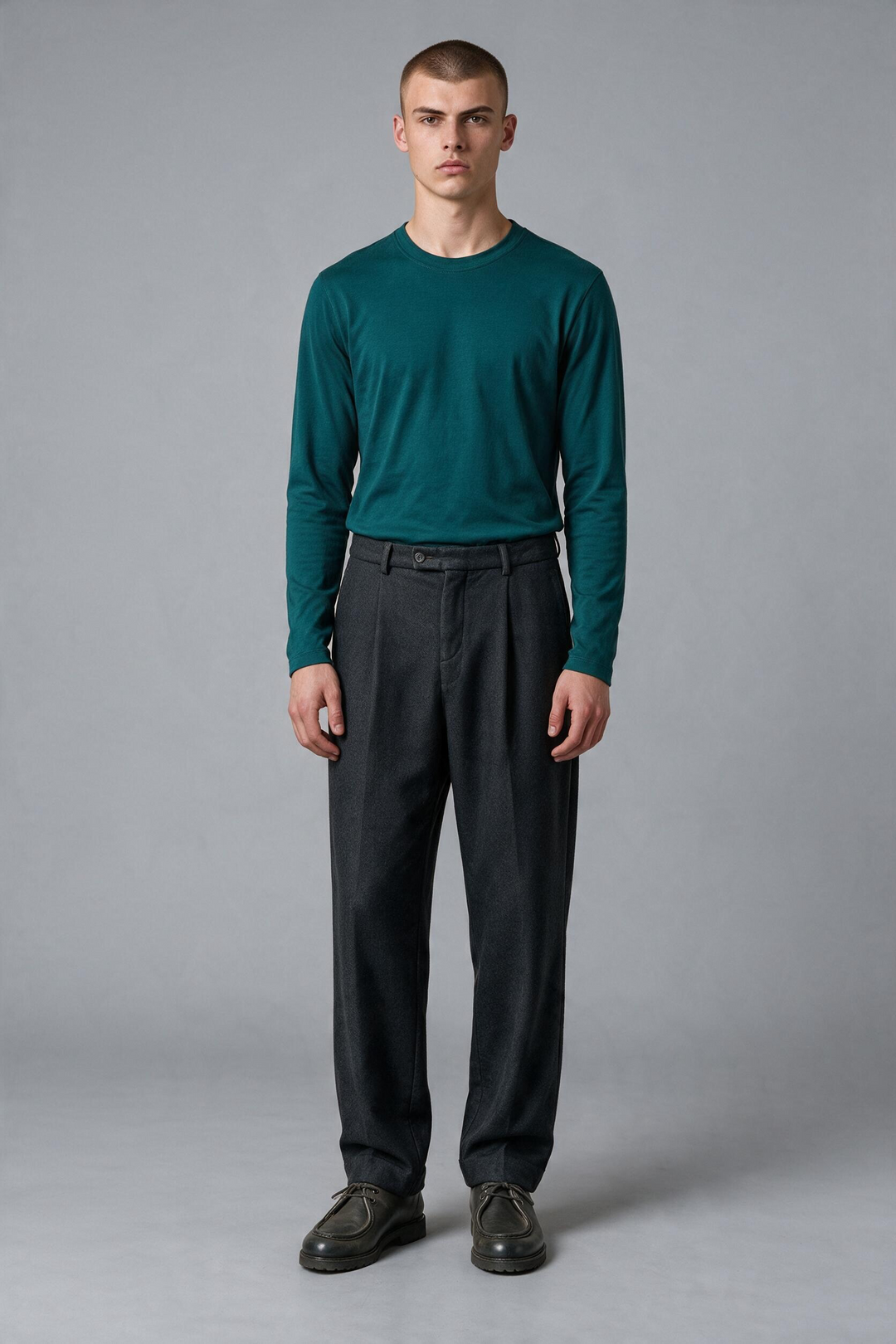 City pant in khaki corduroy