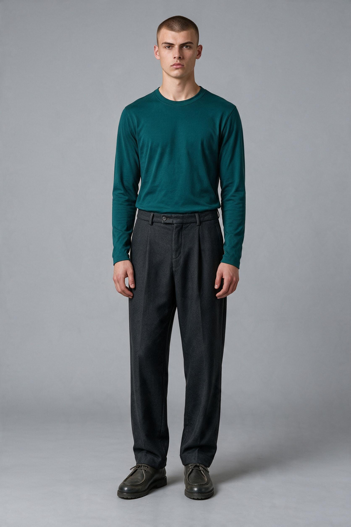 City pant in khaki corduroy