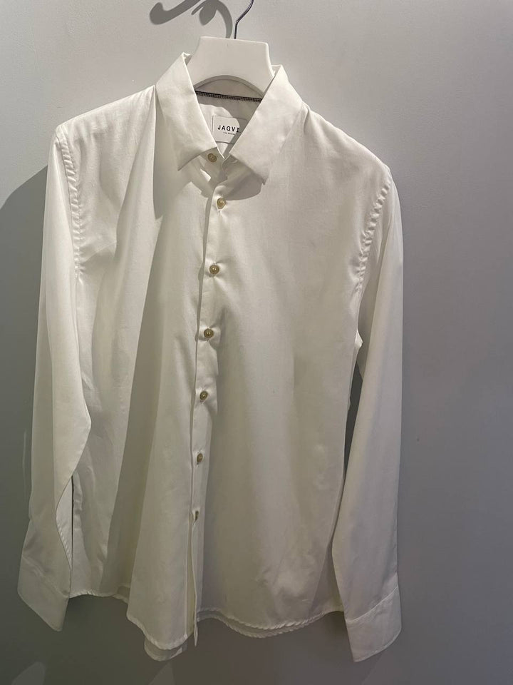 Chemise flanelle bio blanche